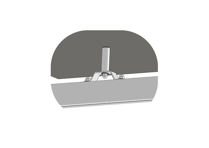 Mocowanie do sufitu podwieszonego